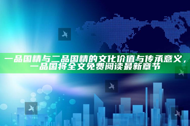 一品国精与二品国精的文化价值与传承意义，一品国将全文免费阅读最新章节